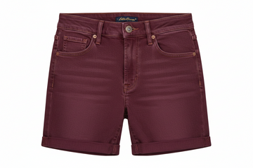 Eddie Bauer burgundy jean shorts