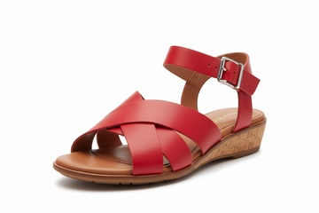 Nine West red sandals